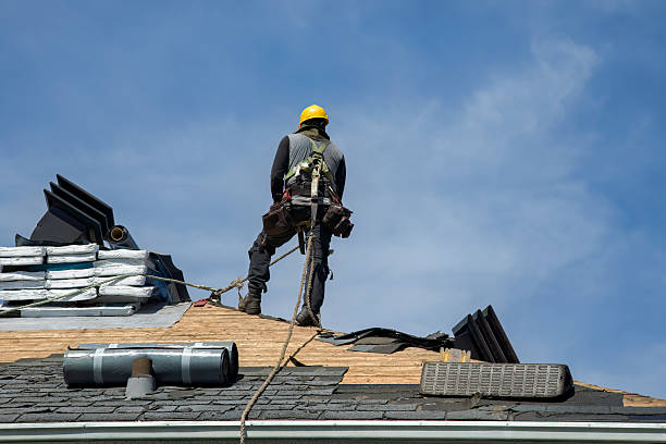 Professional Gutter Installation technician working in Colorado City, CO